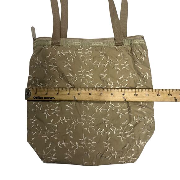Lesportsac Cream Vine Print Tote Bag - Picture 9 of 9